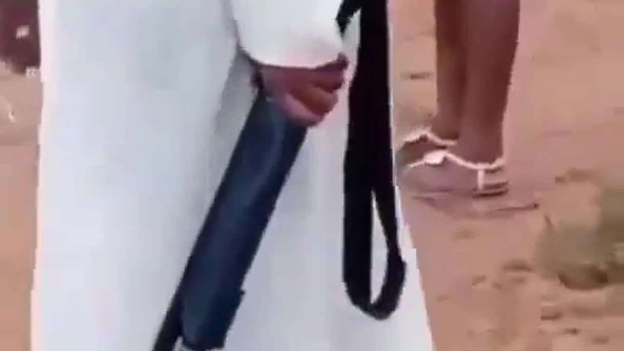 Priest Is Doing Service Locked And Loaded After Muslims Slaughtered 200 Christians In Nigeria