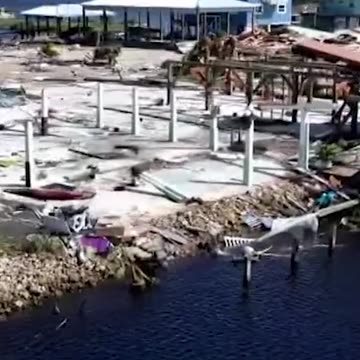 90% of Keaton Beach, Florida, homes destroyed in Hurricane Helene