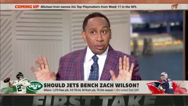 Stephen A.- Zach Wilson is TRASH! 🚮 - First Take