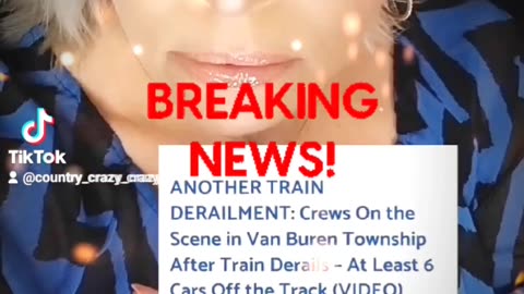 Breaking news another train derailment