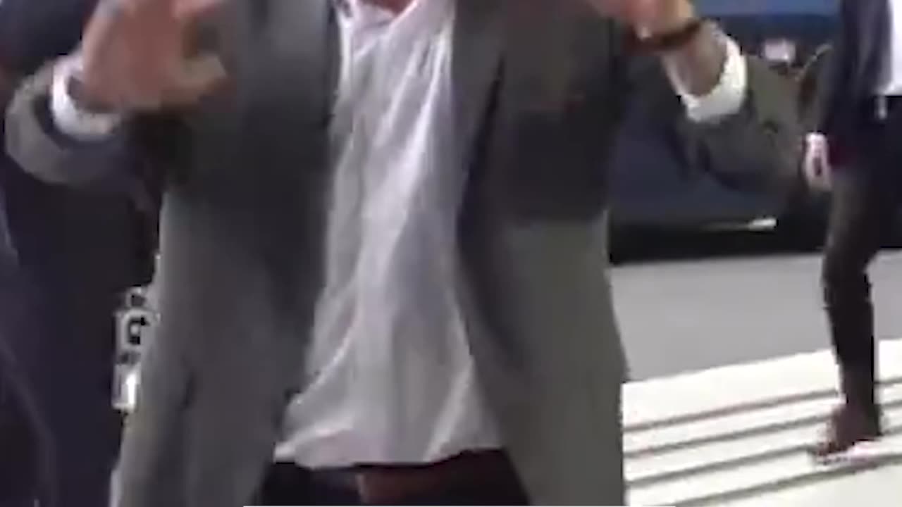 Watch Walz's Left Hand...