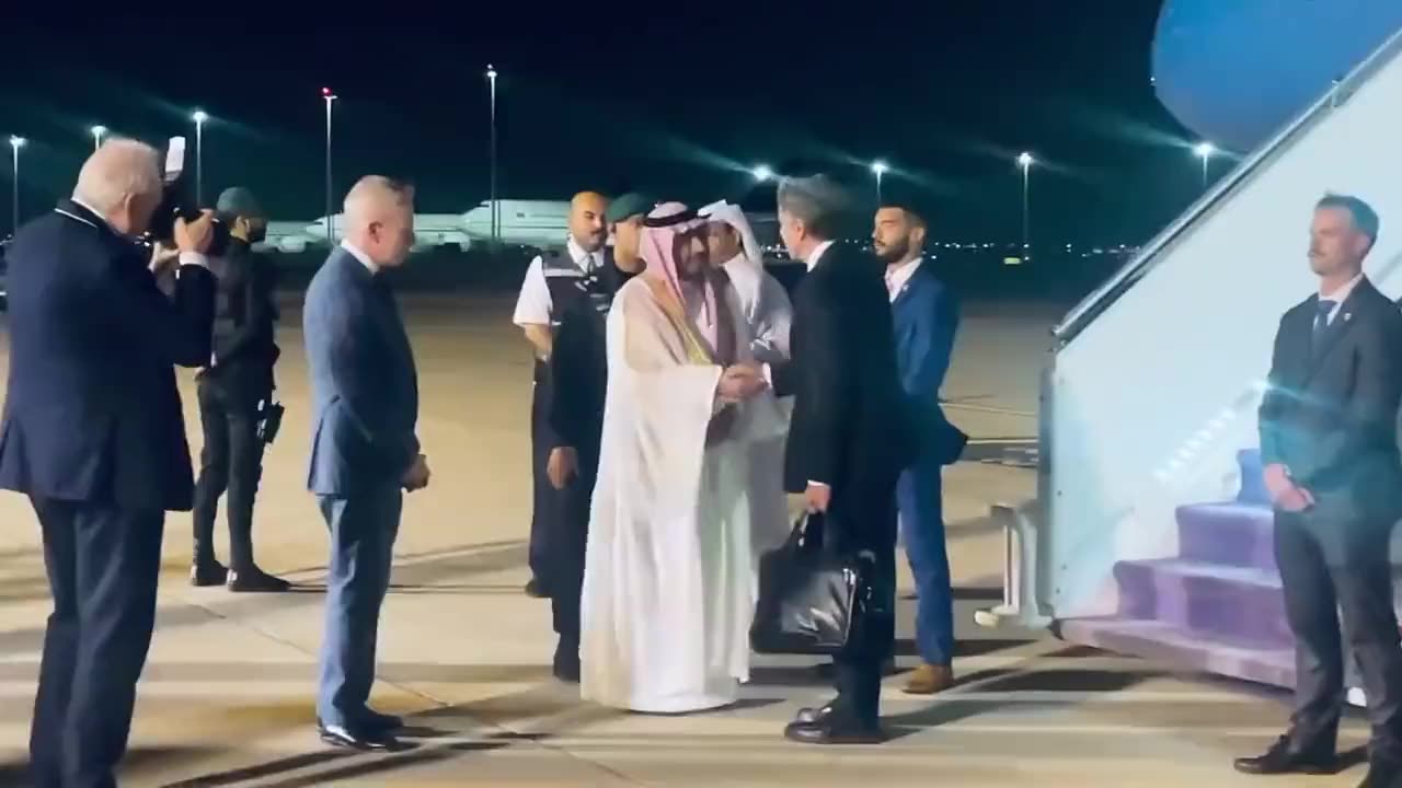 JUST IN – US Secretary of State Blinken arrives in Saudi Arabia.