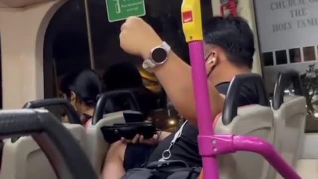 eye-witness explains what happens on Bus 14on22 Sept 2022 [voice edited]