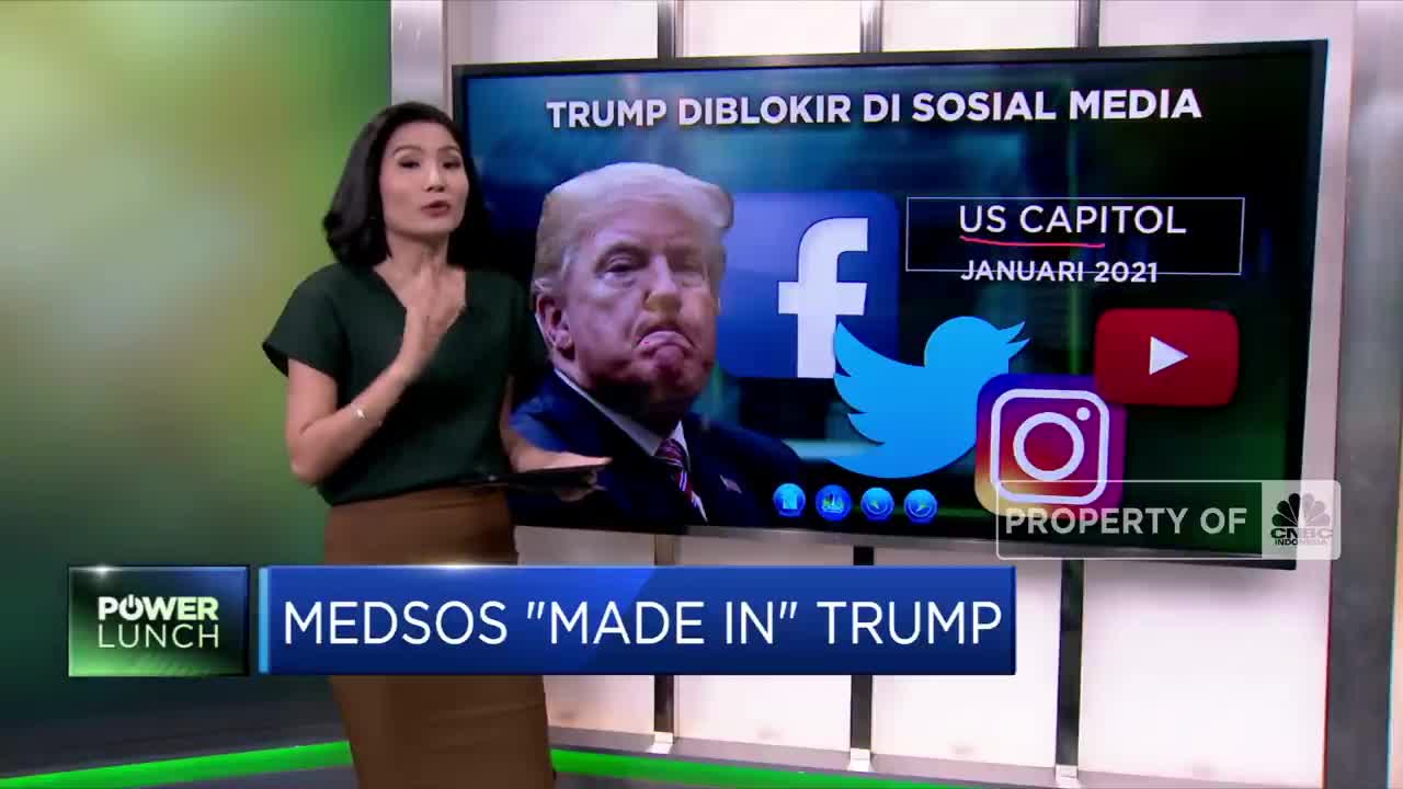 Medsos 'Made in' Trump