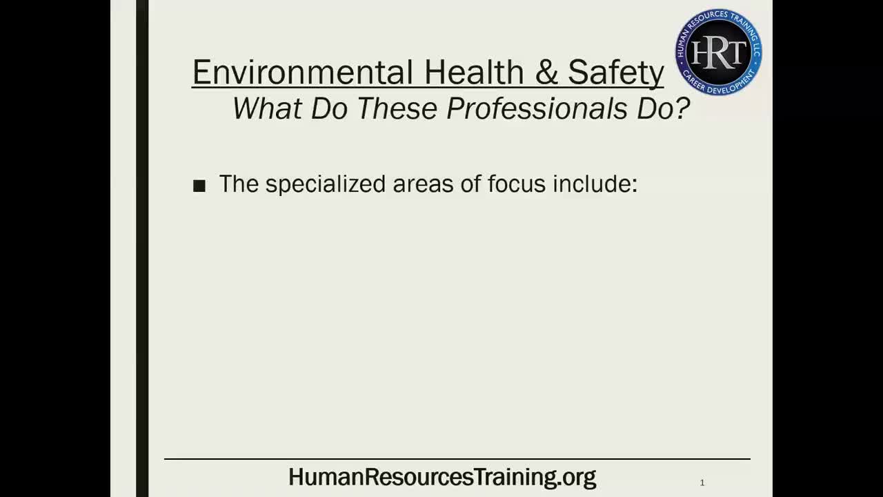 Who Are These EHS Specialists? We Already Have A Safety Officer. | Environmental Health | Workplace