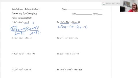 Factoring by Grouping