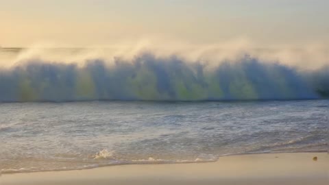 Strong Waves Crashing The Shore In A Stormy Weather Magnificent Nature (1)