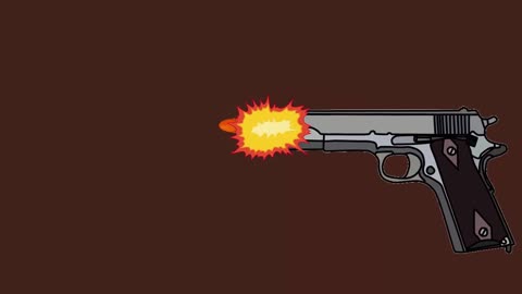 Animation of a gan shoots