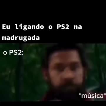 Ligando o ps2 de madrugada