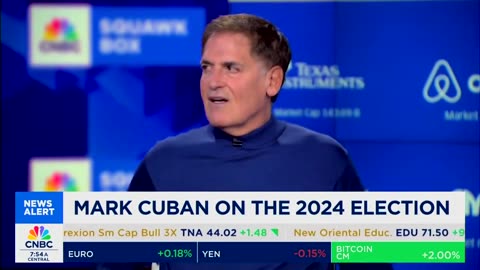 Mark Cuban gets DEMOLISHED by anchor as he tries, fails to defend Kamala