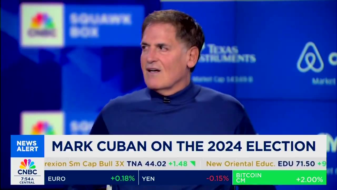 Mark Cuban gets DEMOLISHED by anchor as he tries, fails to defend Kamala