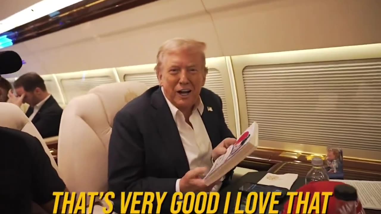 Nelk Boys show President Trump a book of Kamala's greatest achievements.
