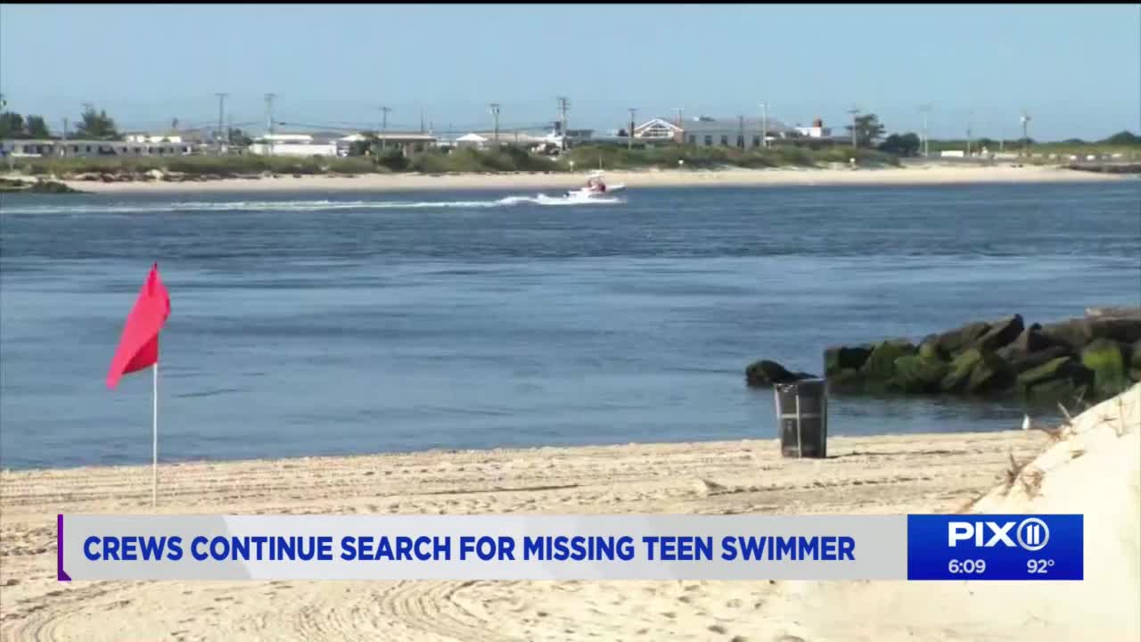 Crews continue search for missing teen swimmer