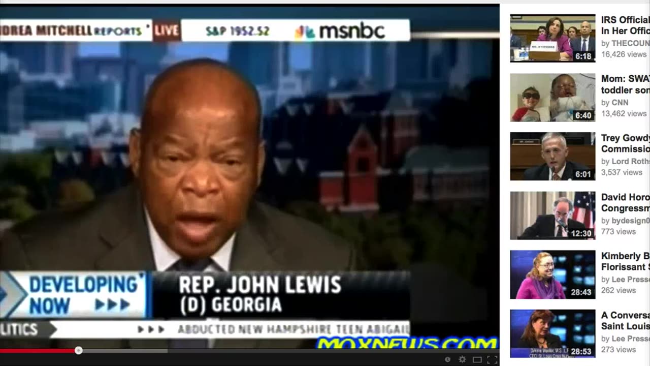 Congressman- Declare Martial Law in Ferguson to -Protect Protesters' Civil Rights- - Rep John Lewis