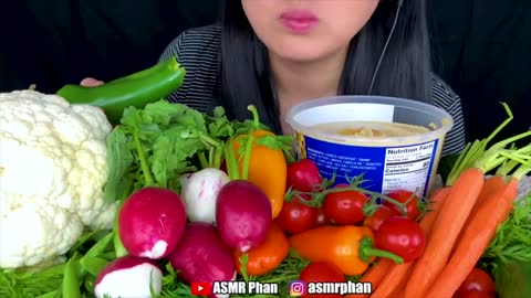 ASMR VEGETABLES MUKBANG