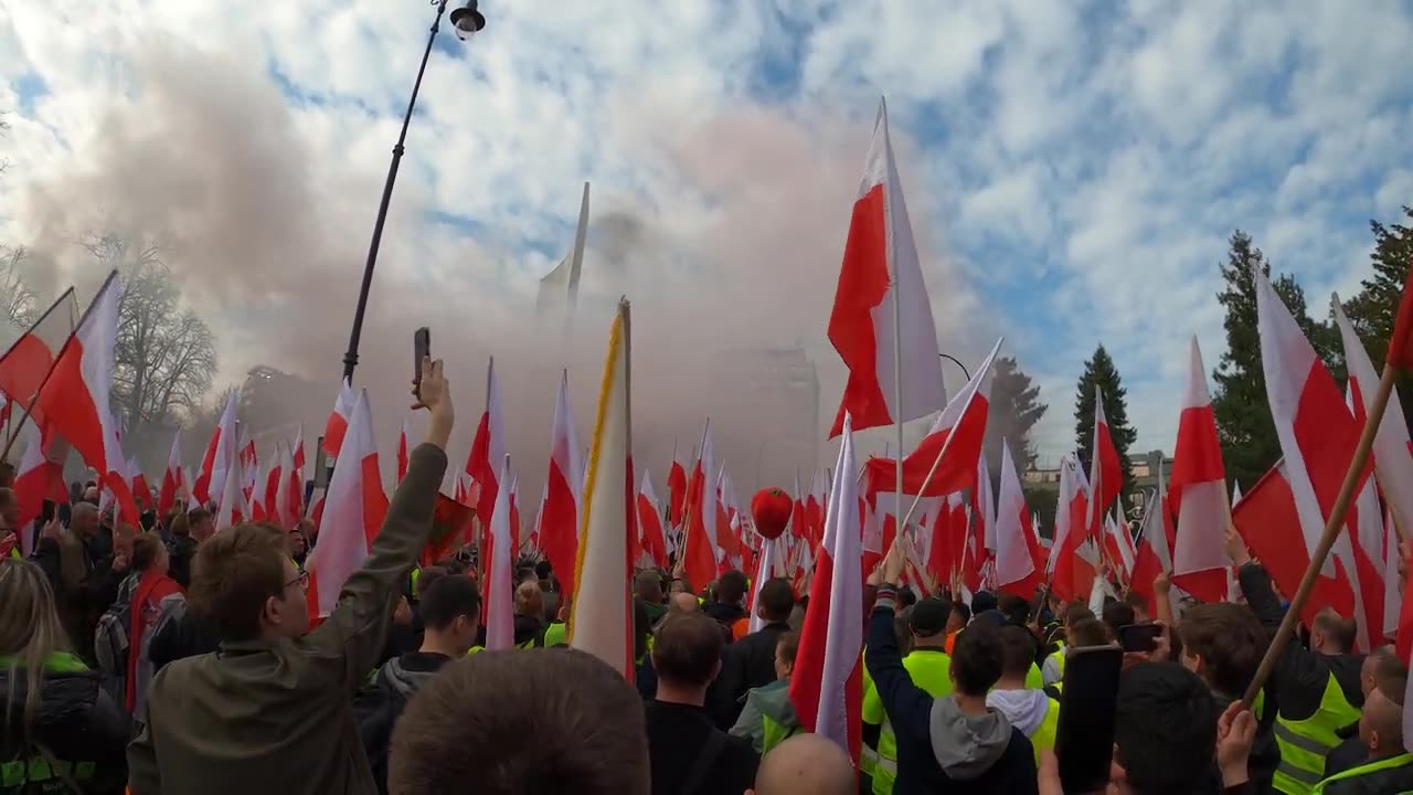 CAŁE ULICE POLAKÓW 🇵🇱 POKAZALIŚMY SIĘ W WARSZAWIE🔥TELEWIZJA TEGO NIE POKAZAŁA🚧