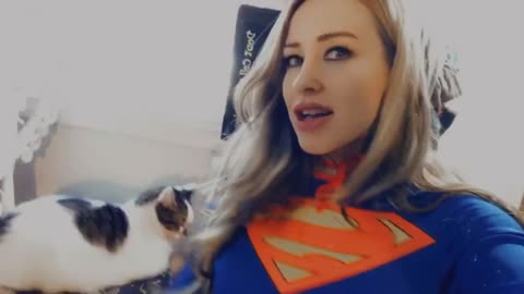 Supergirl cosplay ready!