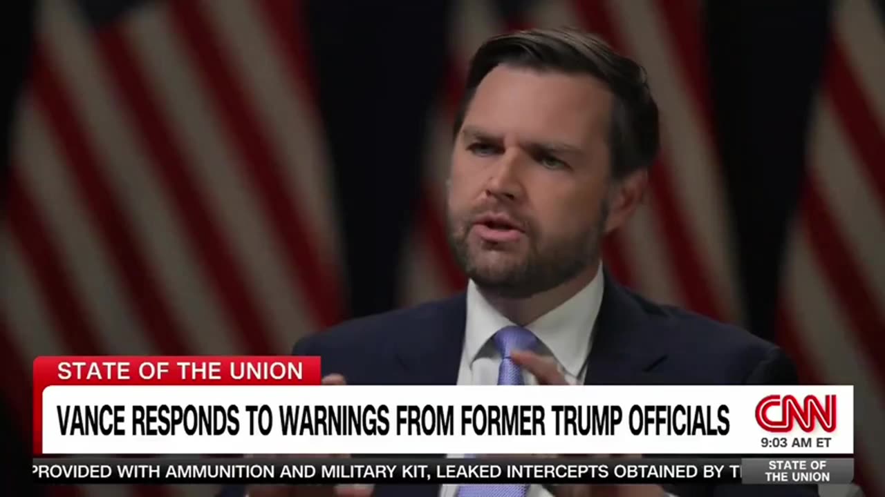 JD Vance SCHOOLS Jake Tapper On John Kelly's Fascist Comments