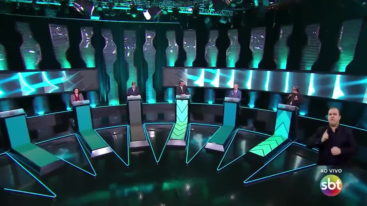 Eleições 2022 TV SBT Debate Padre Kelmon defende Bolsonaro (SBT News) 2022,9,25