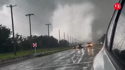 A Roadway Hurricane Milton