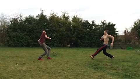 Flying nut high five