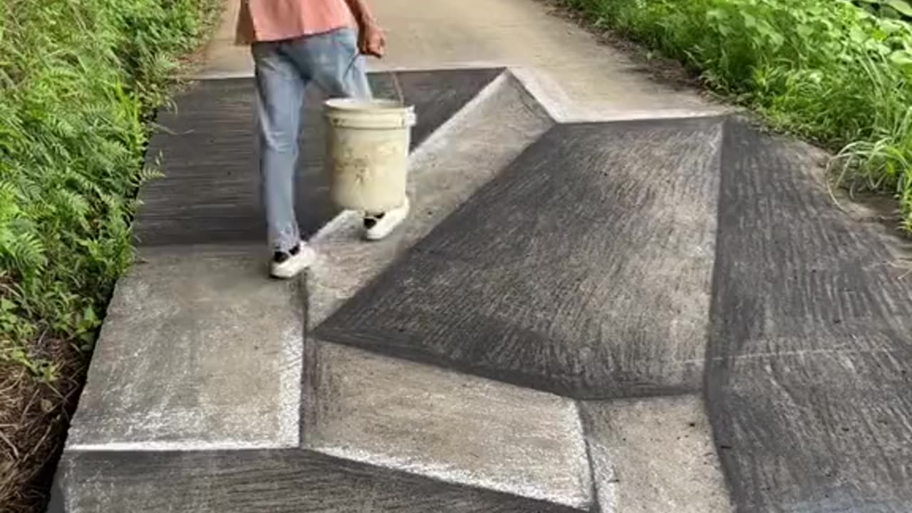 Anamorphic 3D art