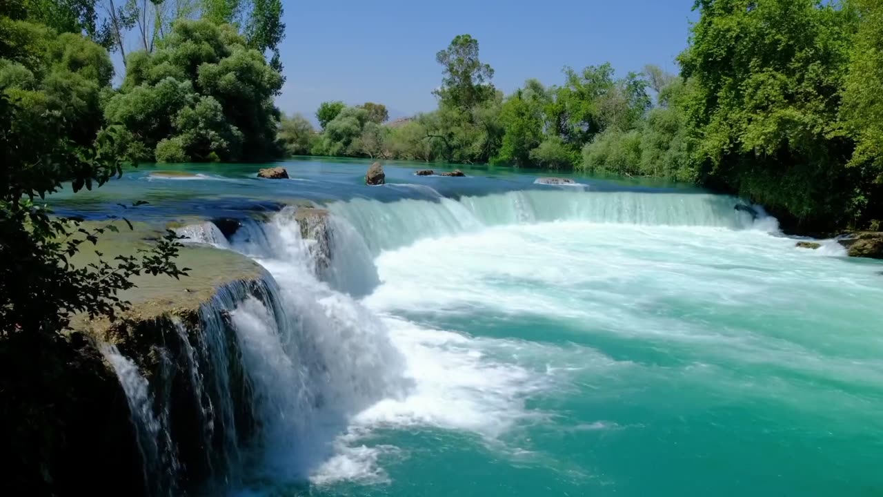 Amazing Waterfall -- Ambient Music Video