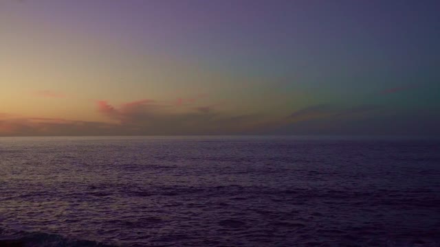 Music for relaxation. Beautiful sunset.