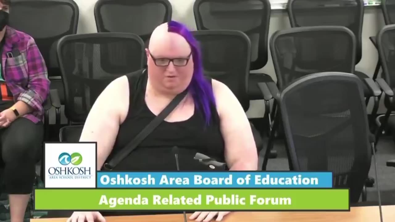 Fat Man With Purple Hair Claims to Be Woman