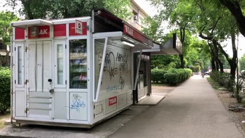 Ovaj kiosk su pokušali opljačkati, lopov ozlijedio policajce u Splitu