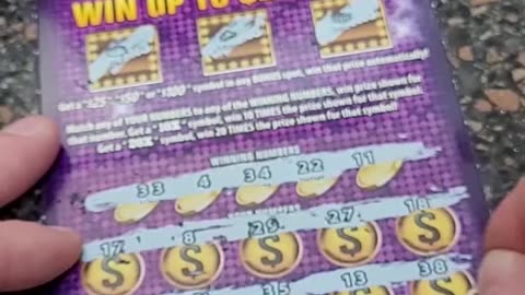 Triple Jackpot Scratch Off Ticket! #shorts #lottery