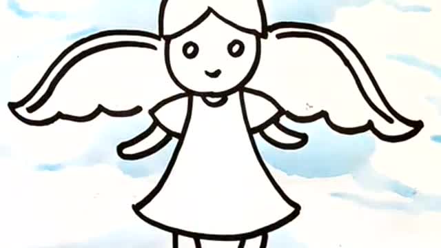 How to draw an Angel