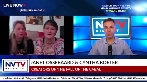 JANET OSSEBAARD & CYNTHA KOETER CREATORS 'THE FALL OF THE CABAL' WITH NICHOLAS VENIAMIN