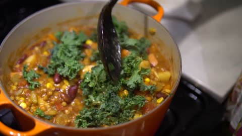 Hearty Vegan Chili Recipe _ Plant-based, Oil-free