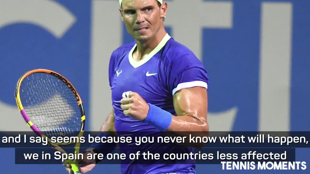 Rafael Nadal calling this unvaccinated Selfish for not wanting to be vaccinated with the Vaccine