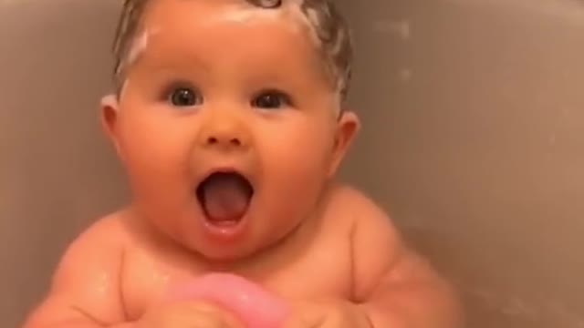 Baby osm video teh reaction baby