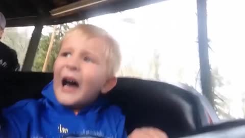 That Was Fun | Kid Riding A Rollercoaster