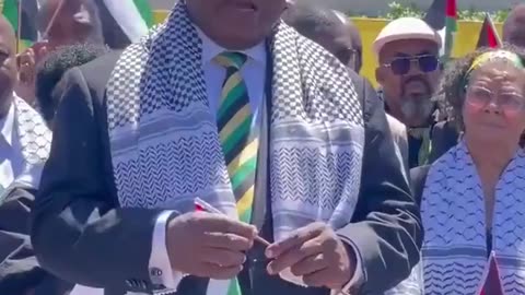 South Africa’s President Shows His Support For Palestine