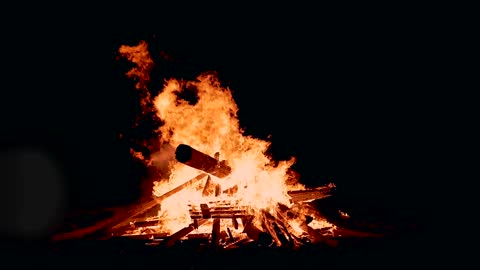 Evening campfire☆