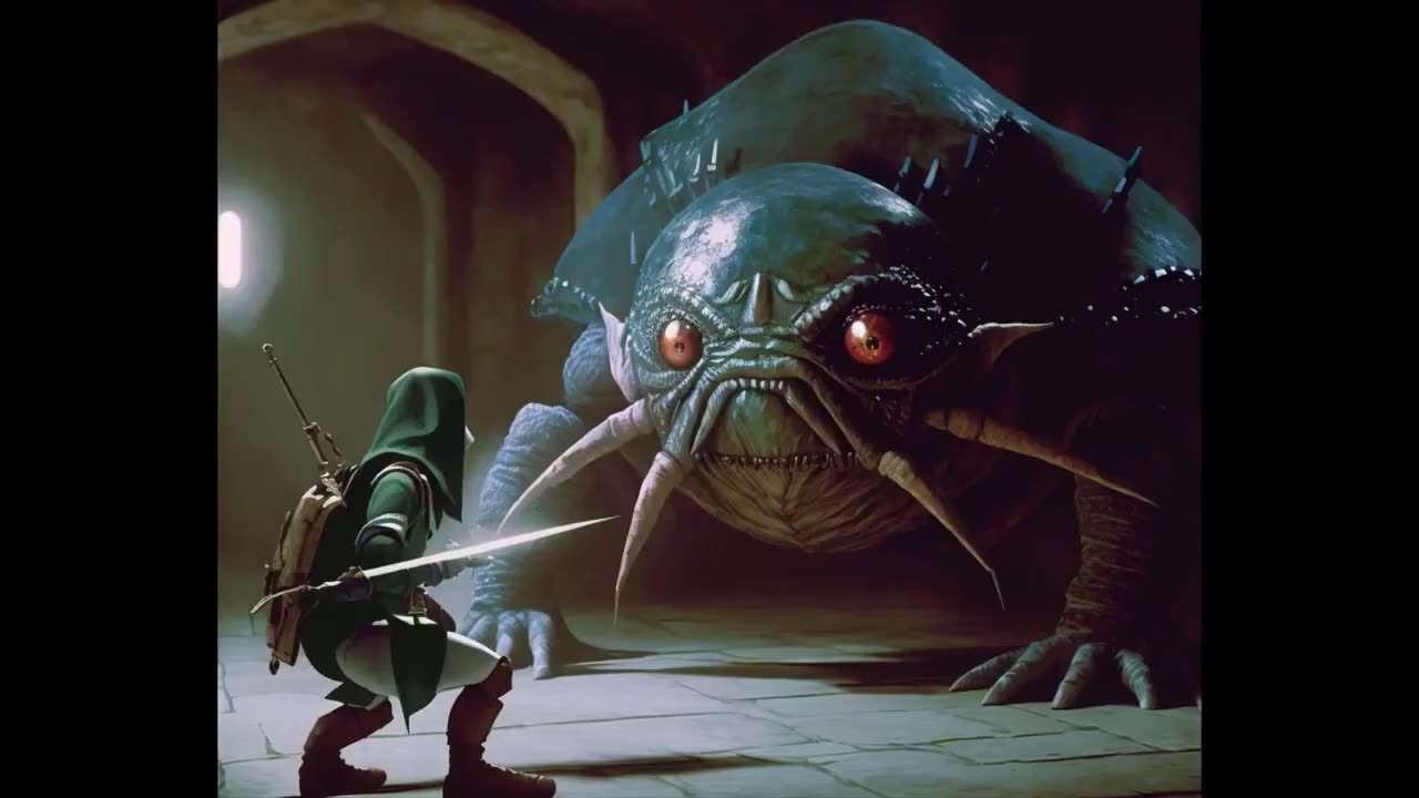 The Legend Of Zelda as an 80's Dark Fantasy #zelda #AI #Midjourney #80sDarkFantasy