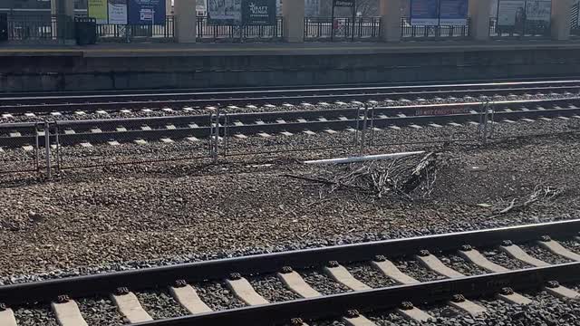 NJ Transit Arrows stop at Rahway station