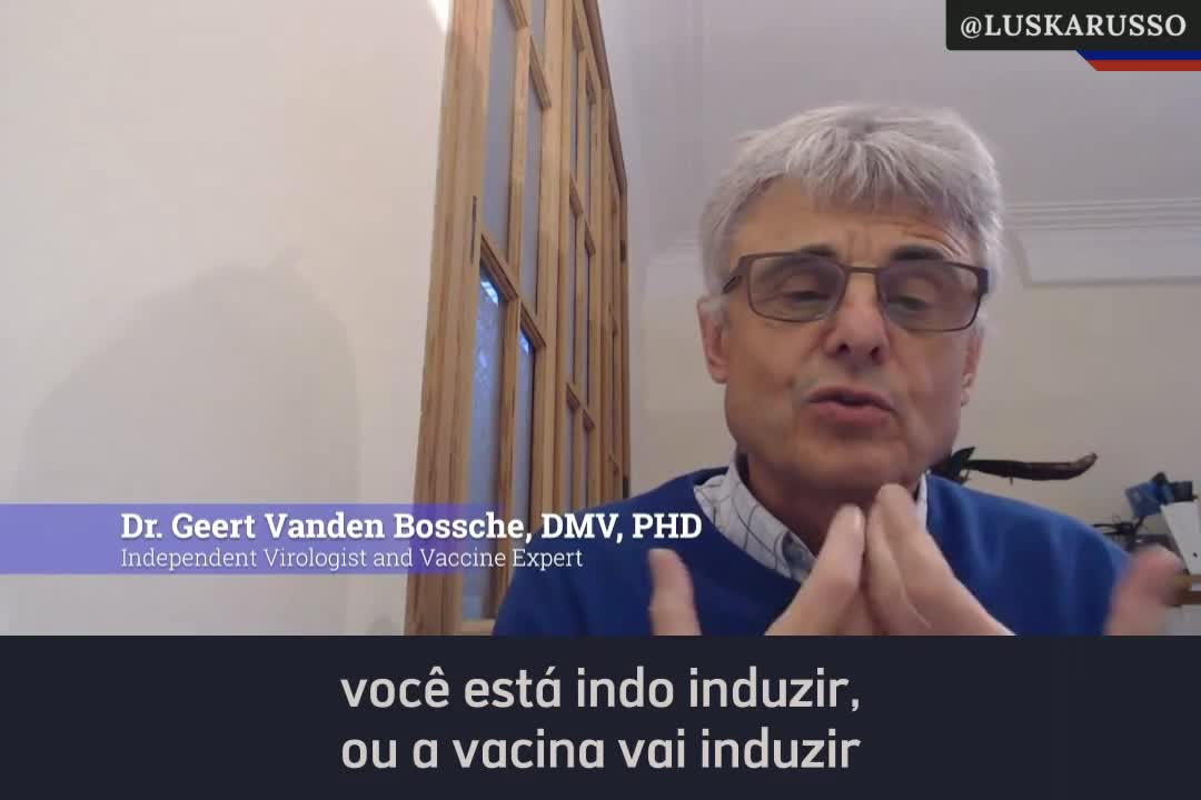 Geert Vanden Bosche avisa - Vacinar o seu filho pode ser uma sentença de morte para ele