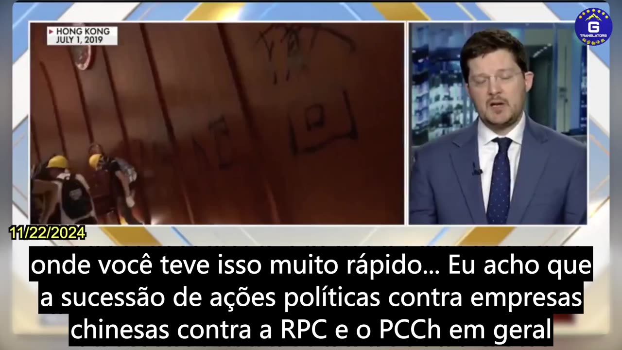 【PT】Jonathan D.T. Ward: EUA devem impor sanções severas a Hong Kong