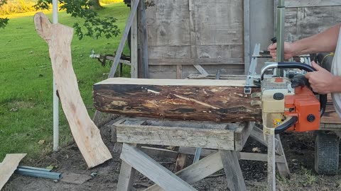 Maple Log Milling