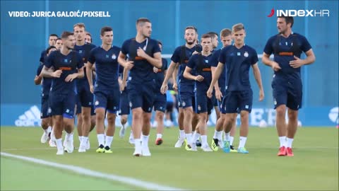 Zagreb: Trening Dinama uoči takmice UEFA Lige prvaka s Astanom