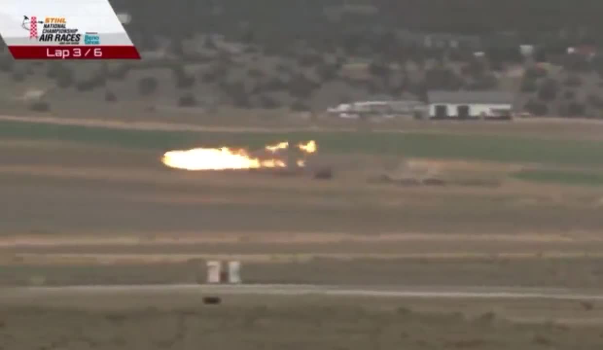One dead in aircraft crash at Reno, NV air show