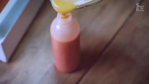Repeated Coloring Of Handmade Soap