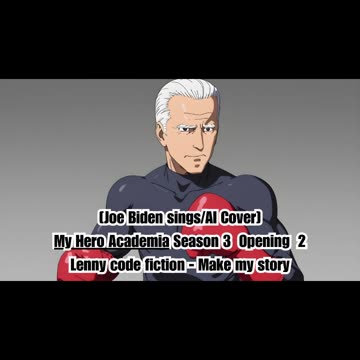 [Joe Biden sings/AI Cover] My Hero Academia Season 3 Opening 2 Lenny Code Fiction - Make My Story