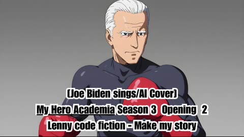[Joe Biden sings/AI Cover] My Hero Academia Season 3 Opening 2 Lenny Code Fiction - Make My Story