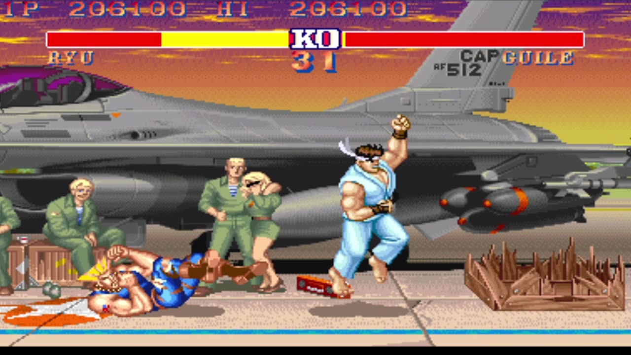 Ryu vs Guile